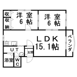 ピュアライフkaiyo【2階】の間取り