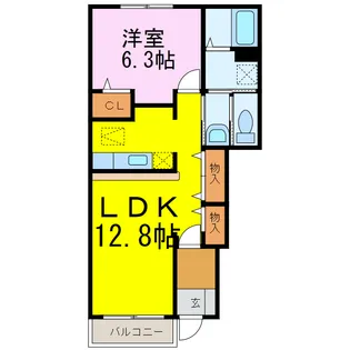 レジデンス【1階】の間取り