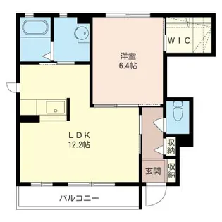 ルミエール湘南台【1階】の間取り