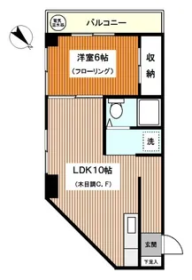 ワインプラザ(居住用)【4階】の間取り