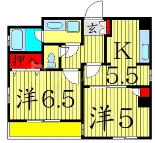 KODAヒルズ西小岩【3階】の間取り