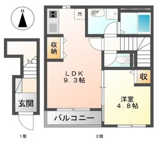 サニーコートM【2階】の間取り