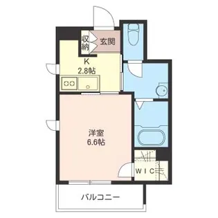 ノエ柿の木坂【1階】の間取り