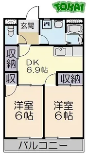 りんごの木【2階】の間取り