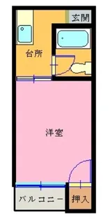 ハイツ南阿蘇【1階】の間取り