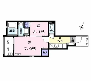 プリマヴェーラ【1階】の間取り