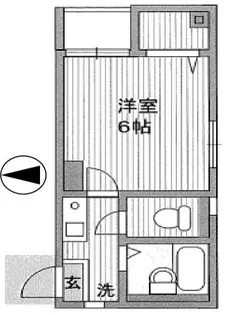 第45シンエイビル【1階】の間取り
