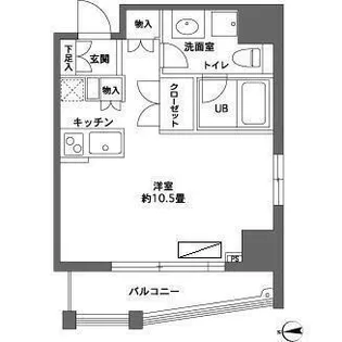 カスタリア森下II【8階】の間取り
