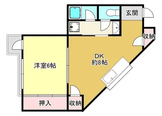フルハイツ元今【2階】の間取り