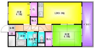 NAGARE35(ナガレ)【2階】の間取り