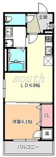 F maison verde(エフメゾンヴェルデ)【3階】の間取り