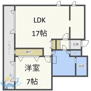 プログレス616【2階】の間取り
