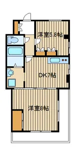 ヴィライースト【4階】の間取り