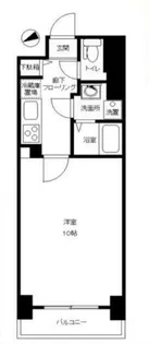 セザールスカイタワー銀座東【2階】の間取り