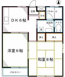 ハイムS.T.Y.II【1階】の間取り