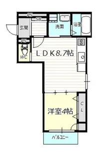 コティ諏訪ノ森【2階】の間取り