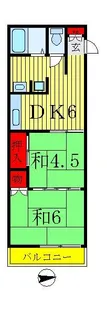シティーユープラザ【2階】の間取り