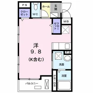 ベラ ヴィスタ【2階】の間取り