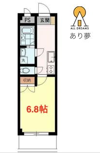 CUBE横浜【3階】の間取り