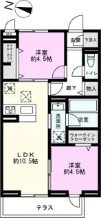 エース茜【1階】の間取り