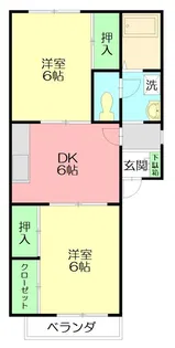グリーンハイツ【2階】の間取り