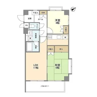 プレステージ船堀【2階】の間取り