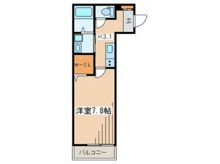 メゾンクレール【2階】の間取り