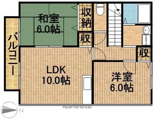 フェリーチェA【2階】の間取り