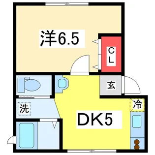 フラーヴ旭町I【2階】の間取り