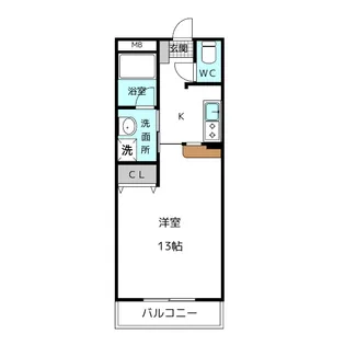 クラスティーナ117【2階】の間取り