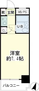 NICEアーバンスピリッツ川崎駅南【6階】の間取り