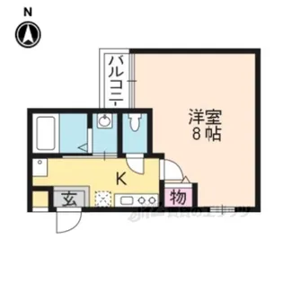 アンボワーズ・プレ・ド・パレ【3階】の間取り