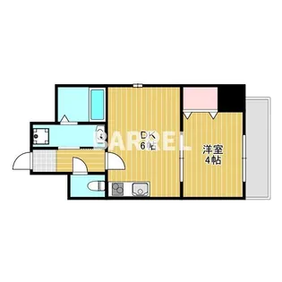 クローバー・クレア池田【9階】の間取り