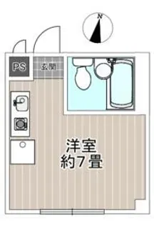 パレスフィールド西船【2階】の間取り