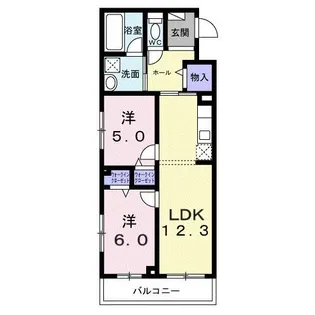 カレントコート東葛西【4階】の間取り