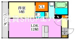 プリマ・アンセム【1階】の間取り