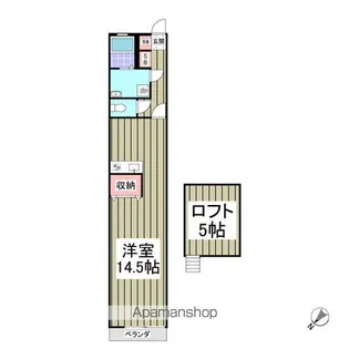 アネックスとしま【2階】の間取り