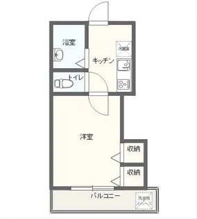 コンフォート黄金町【2階】の間取り