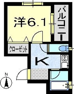 サンシティダイマル【5階】の間取り