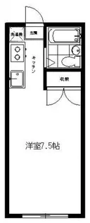 エステートピア三田【1階】の間取り