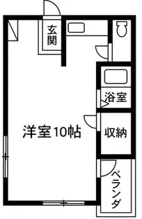 コーポ小林【1階】の間取り