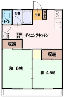 東コーポ【2階】の間取り