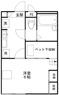 グリーンハイツ【2階】の間取り