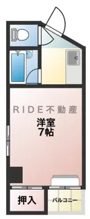 ロイヤルビル田辺【4階】の間取り