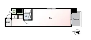 福岡県福岡市中央区大名2【マンション】の間取り
