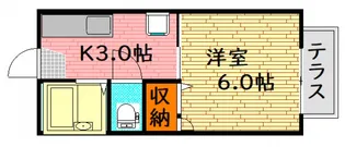 広島県山県郡北広島町有田【アパート】の間取り