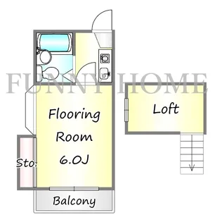 東京都世田谷区宮坂2【アパート】の間取り