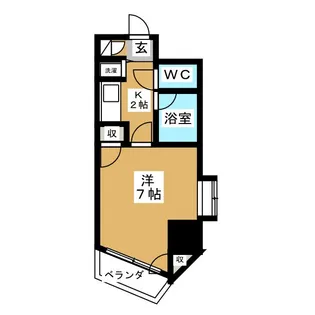 シャイン塩釜ハイツ【4階】の間取り