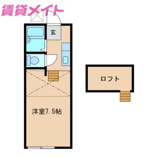ジアルフィー【1階】の間取り