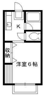 コーポあすなろ【1階】の間取り